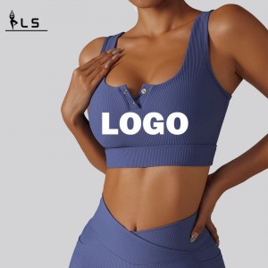 SC10173 Niestandardowe sportowe stanik wysoko uderzenia Top stylowy seksowny wysoki wpływ sportowy stanik hurtowy