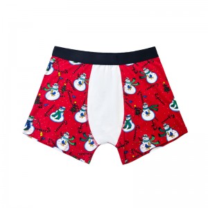 Niestandardowe logo Wysokiej jakości oddychająca oddychająca bokser z litych kolorowych menu bielizny